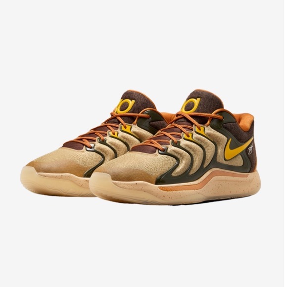 Nike KD 17 NRG x Bink Sesame Basketball Shoes University Gold